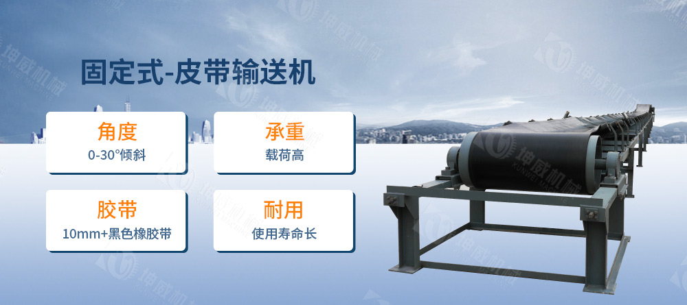 固定式皮帶輸送機簡介 固定式皮帶輸送機簡介